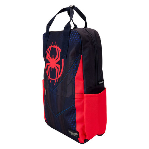 Mochila nylon Traje Miles Morales Spider-Verse Marvel Loungefly 43cm - Imagen 2