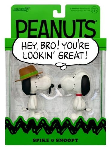 Peanuts ReAction pack de 2 Figuras Snoopy & Spike 10 cm - Imagen 2