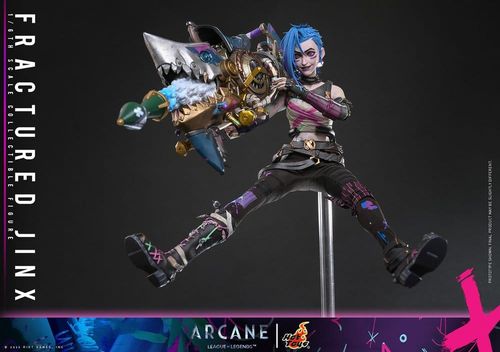 Arcane Figura 1/6 Fractured Jinx 28 cm - Imagen 16