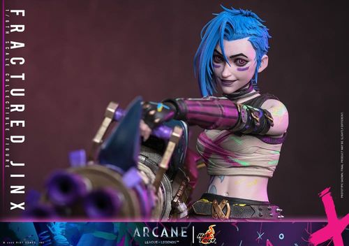 Arcane Figura 1/6 Fractured Jinx 28 cm - Imagen 19