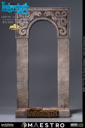 Labyrinth Jareth The Goblin King 1/6 Action Figure Deluxe Edition Gold - Imagen 15