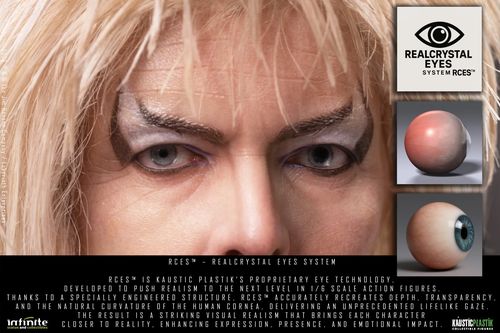Labyrinth Jareth The Goblin King 1/6 Action Figure Deluxe Edition Gold - Imagen 16