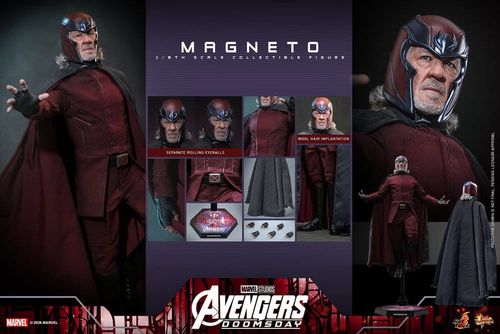 Avengers: Doomsday Movie Masterpiece Figura 1/6 Magneto 30 cm - Imagen 2