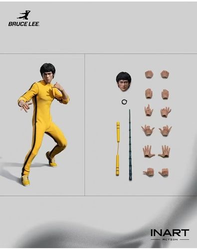 INART 1/12 Scale Bruce Lee (Yellow Jumpsuit) - Imagen 12