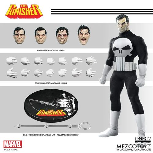 Marvel Comics One:12 Collective Figura 1/12 Punisher 17 cm - Imagen 11