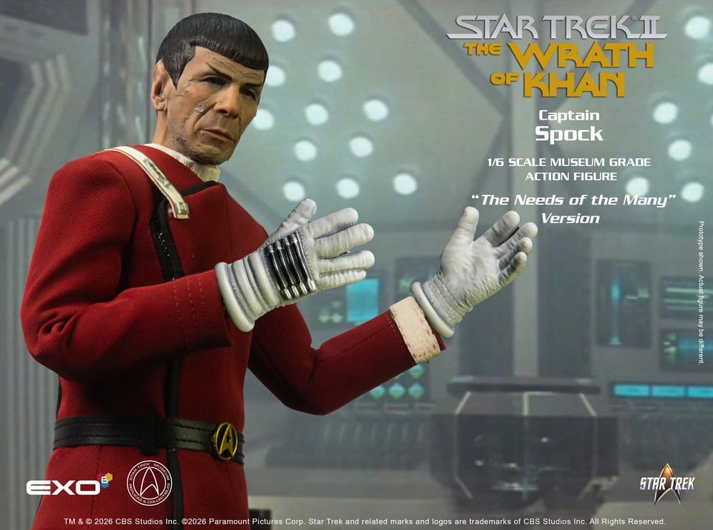 Star Trek: La ira de Khan Figura 1/6 Captain Spock Needs of the Many Version 30 cm - Imagen 2