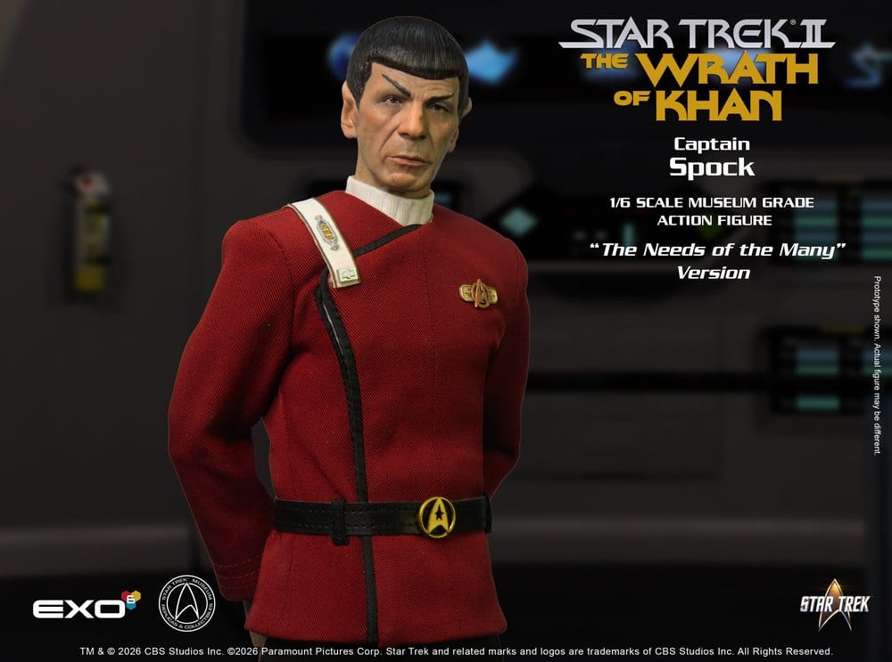 Star Trek: La ira de Khan Figura 1/6 Captain Spock Needs of the Many Version 30 cm - Imagen 8