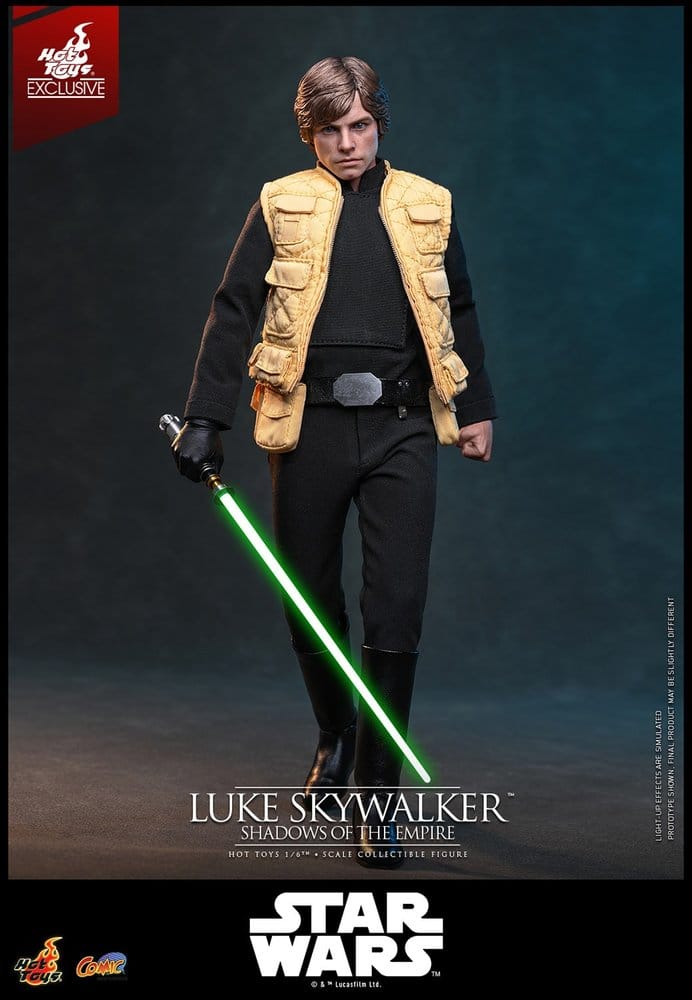 Star Wars Comic Masterpiece Figura 1/6 Luke Skywalker (Shadows Of The Empire) (Hot Toys Exclusive) 28 cm - Imagen 13