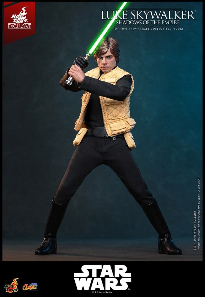 Star Wars Comic Masterpiece Figura 1/6 Luke Skywalker (Shadows Of The Empire) (Hot Toys Exclusive) 28 cm - Imagen 14
