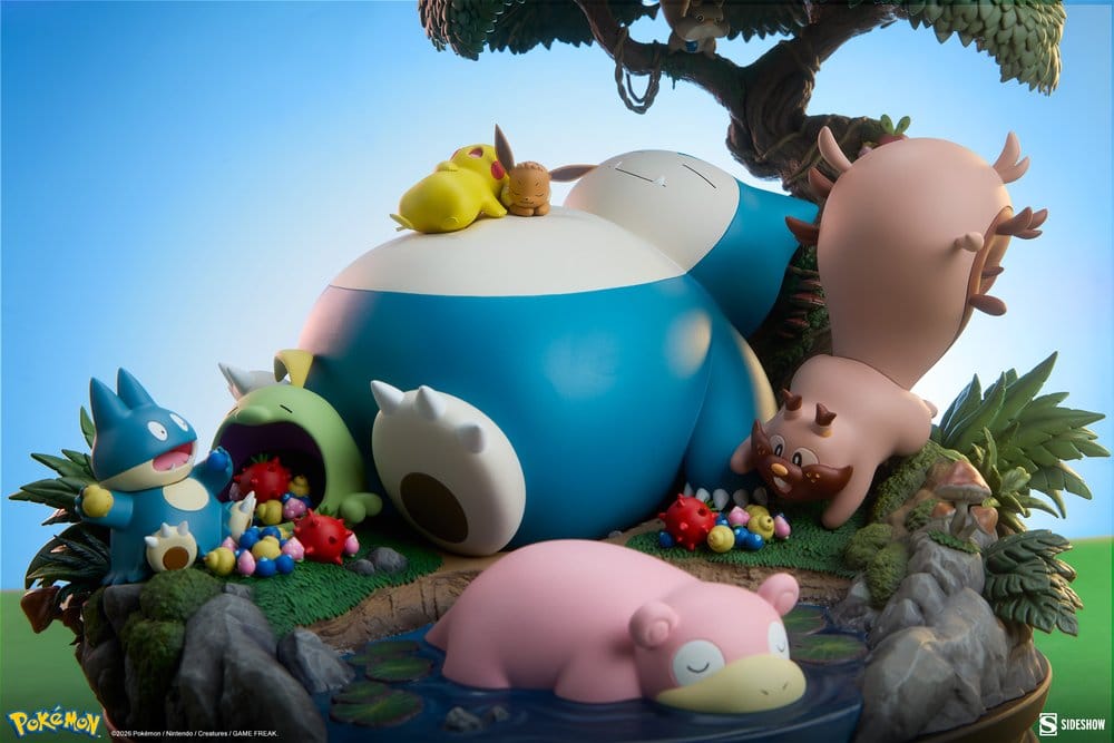 Pokémon Diorama Snorlax 33 cm - Imagen 7
