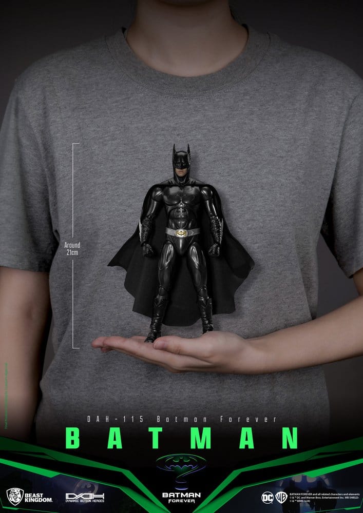 DC Comics Dynamic 8ction Heroes Figura Batman (Batman Forever) 21 cm - Imagen 8