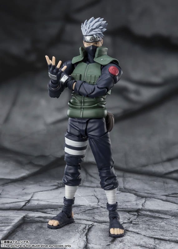 Naruto Figura S.H.Figuarts Kakashi Hatake -The famed Sharingan Hero- 16 cm - Imagen 2