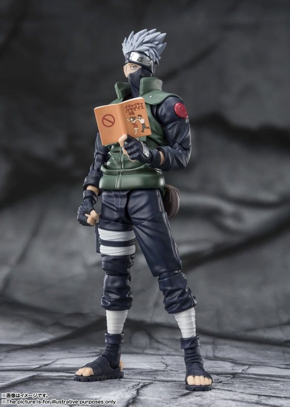 Naruto Figura S.H.Figuarts Kakashi Hatake -The famed Sharingan Hero- 16 cm - Imagen 3