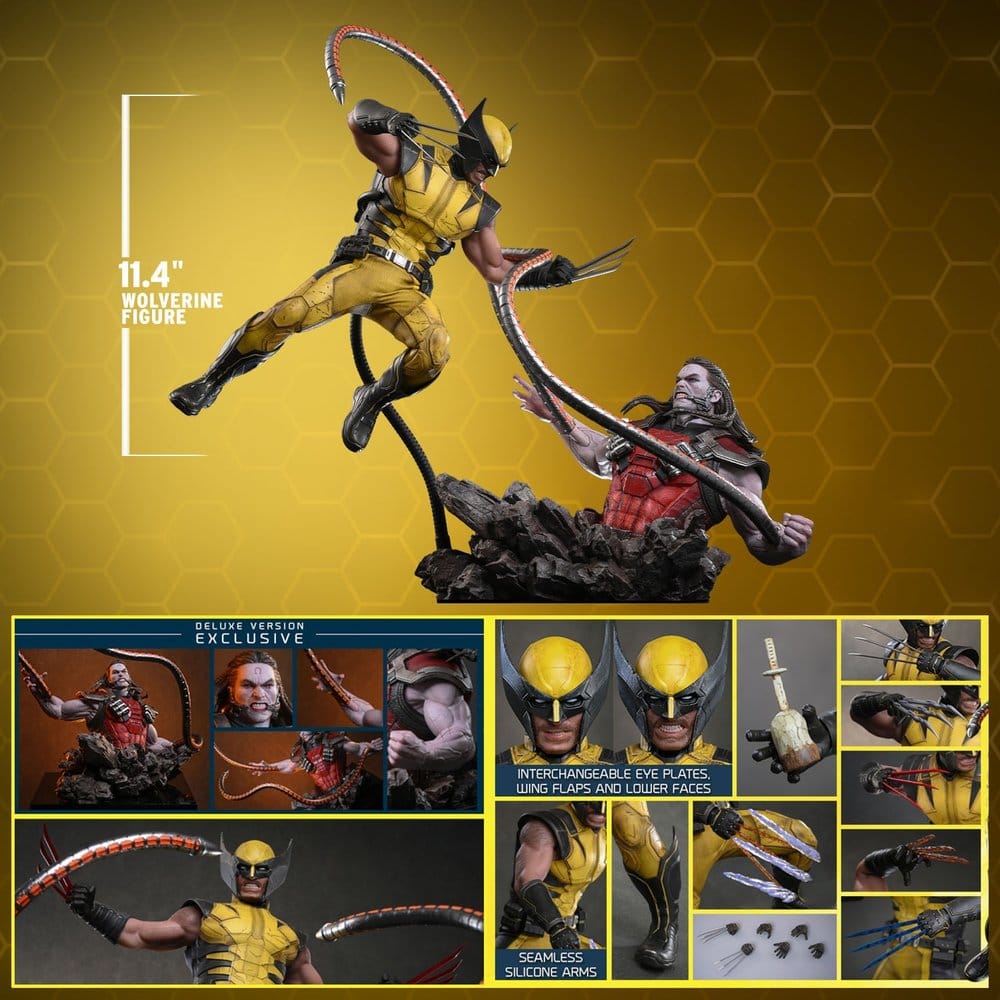 Marvel Video Game Masterpiece Figura de Acción 1/6 Wolverine (Deluxe Version) 29 cm - Imagen 22