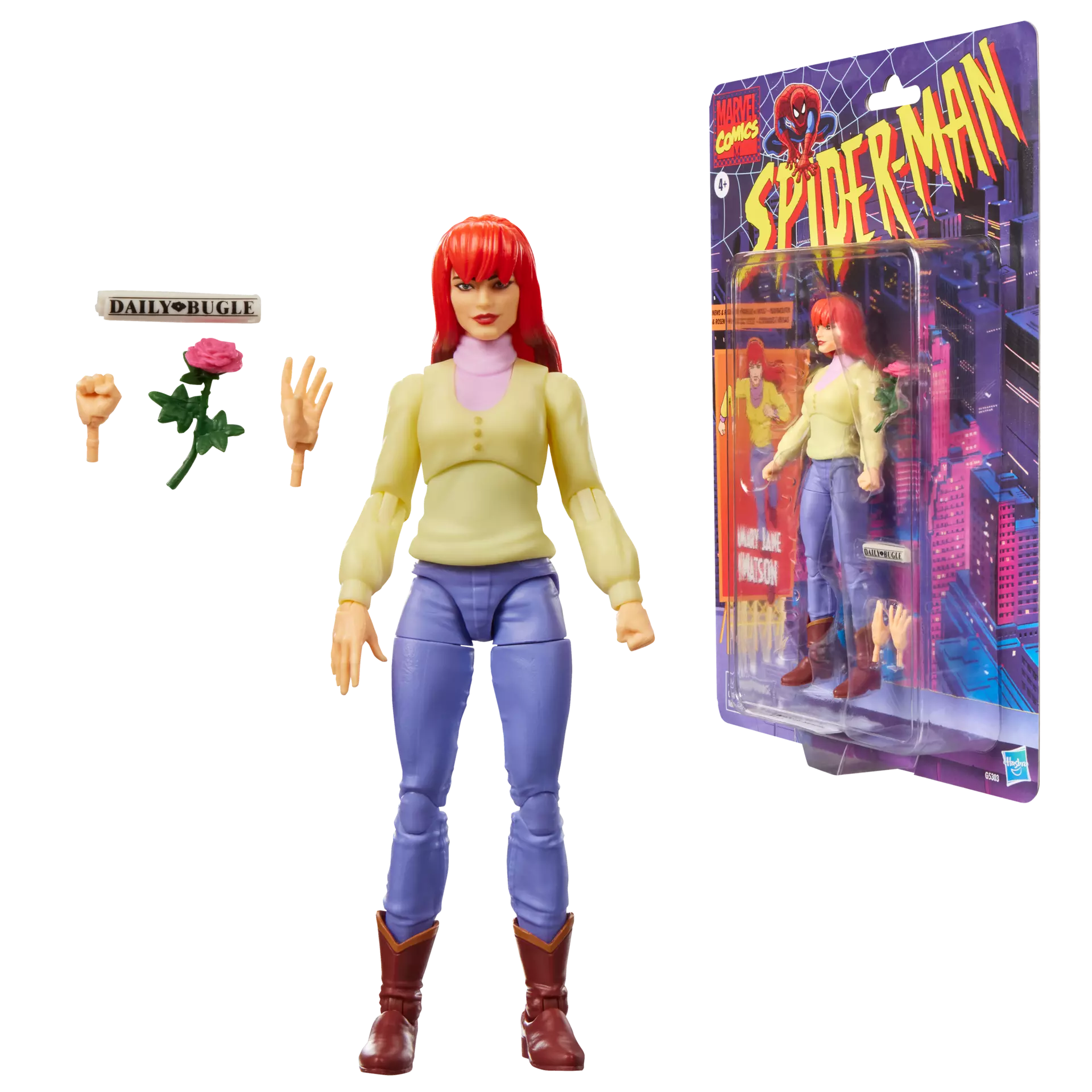 Marvel Legends Series Mary Jane Watson Spider-Man: The Animated Series - Imagen 9