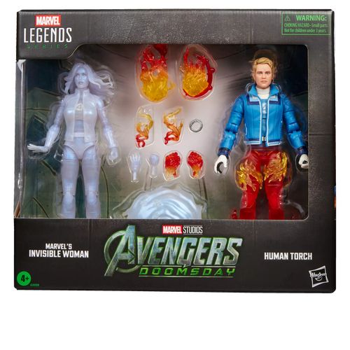 Marvel Legends Series Invisible Woman & Human Torch Avengers: Doomsday